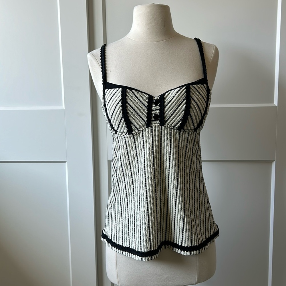 Betsey Johnson Vintage Swim Tankini Top